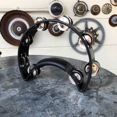 Rhythm Tech RT1010 Tambourine with Nickel Jingles - Black image 4
