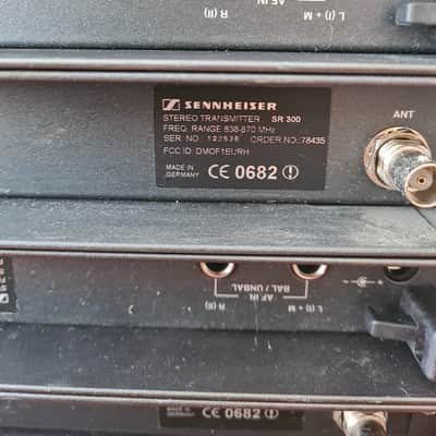 Sennheiser 🎧 4× Sennheiser SR 300 IEM In-Ear Monitoring Receivers  + AC 1 Antenna Combiner image 7