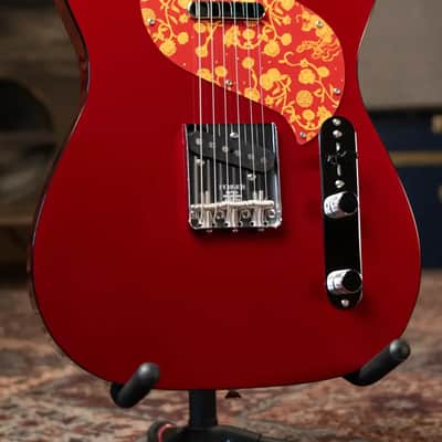 Fender Limited Edition Raphael Saadiq Telecaster - Dark Metallic Red with Hardshell Case - Used image 3