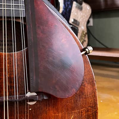 Vintage Gibson Style A-Jr. Mandolin | Figured Back | OHSC image 3
