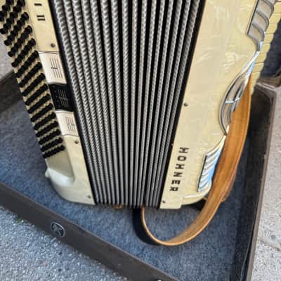 Vintage Old Original German Made Hohner Verdi II Accordion image 3