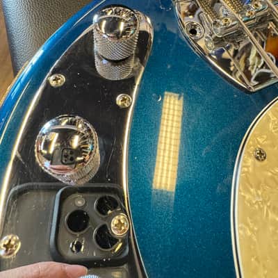 Ernie Ball Music Man StingRay 3 EQ H - Blue Pearl #36188 with Gig Bag image 16