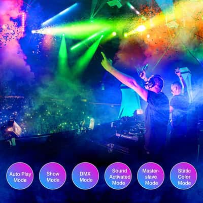 Led Wash Light Bar For Party - 100W 288Leds Rgbw Dmx Light Bar With Chasing Function Strobe Effect Pixel Light Bar Uplights For Wedding Church Nightclubs Dj Events Stage Lighting image 3