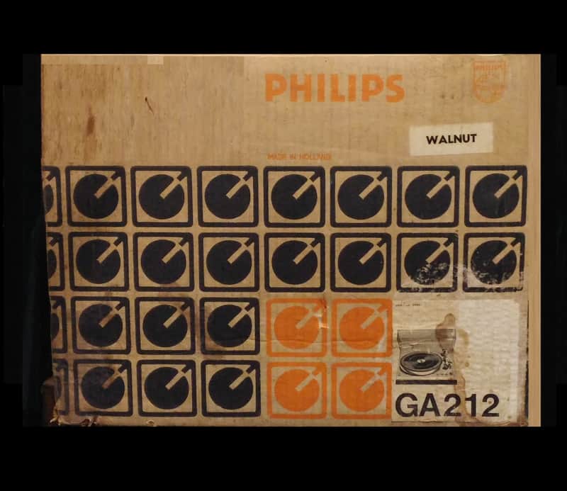 Philips GA 212 Turntable Belt-Drive (Unit In Original Box) image 1