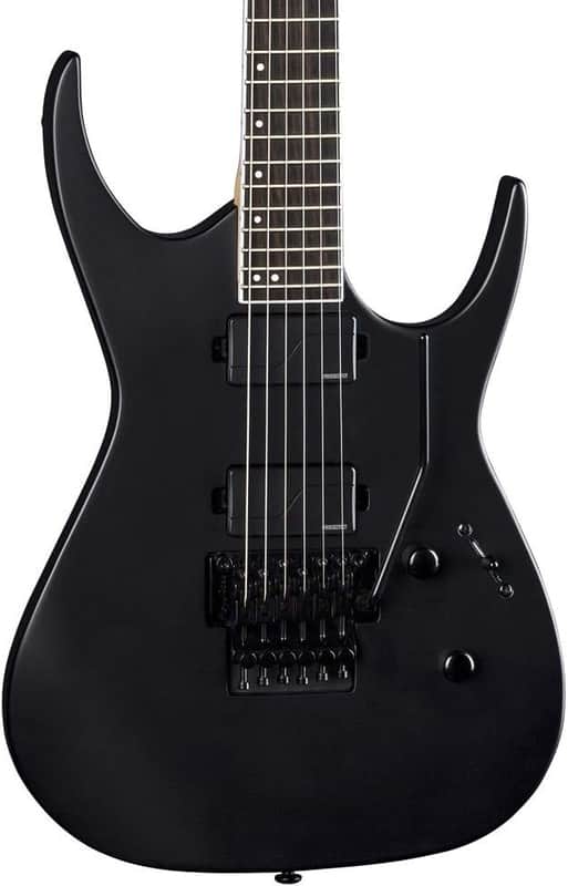 Dean Guitars 6 String Exile Select Floyd Fluence Electric Guitar, Black Satin, Right, F FL BKS image 1