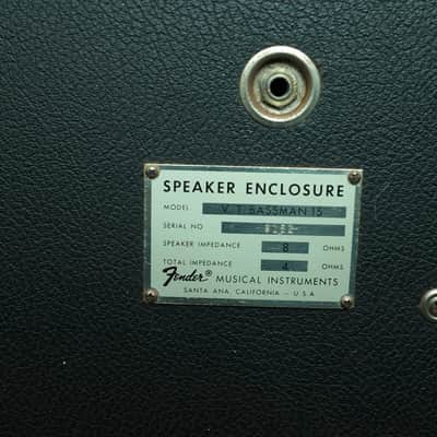 1969 Fender Bassman "Drip Edge" 2-Channel 50-Watt Guitar Amp Head & Cabinet image 13