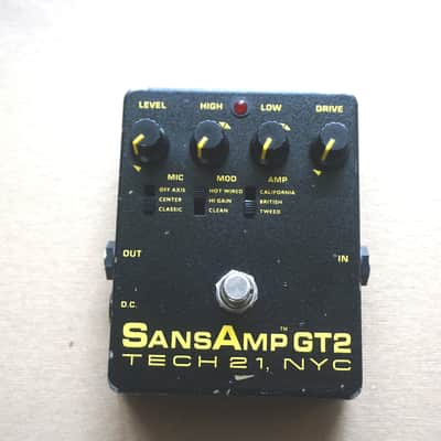 Tech 21 SansAmp GT2 Tube Amp Emulation Pedal | Reverb