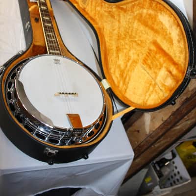 1980's Tokai T600R 5 String Banjo Made In Japan With Hard Shell Case image 11