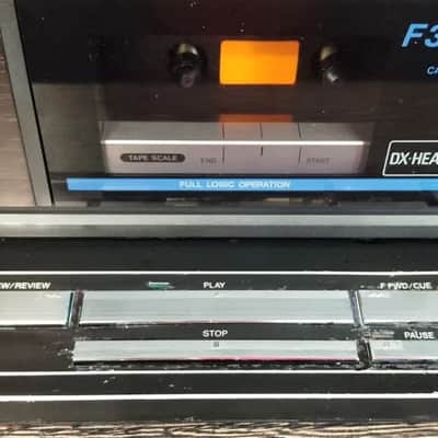 AIWA AD-F350E Rare Vintage Stereo Cassette Deck Tested Serviced Warranty image 13