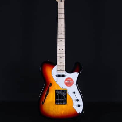 Squier Affinity Telecaster Thinline, Maple FB, 3-Color Sunburst image 5
