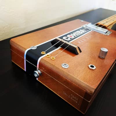 Smokin G Guitars 3 String Electric Cigar Box Guitar 2025 - Maple/Zebra image 6