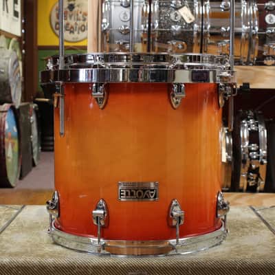 1990s Ayotte Custom Maple Sunburst Drum Kit 14x20 14x14 8x12 5.5x14 image 8