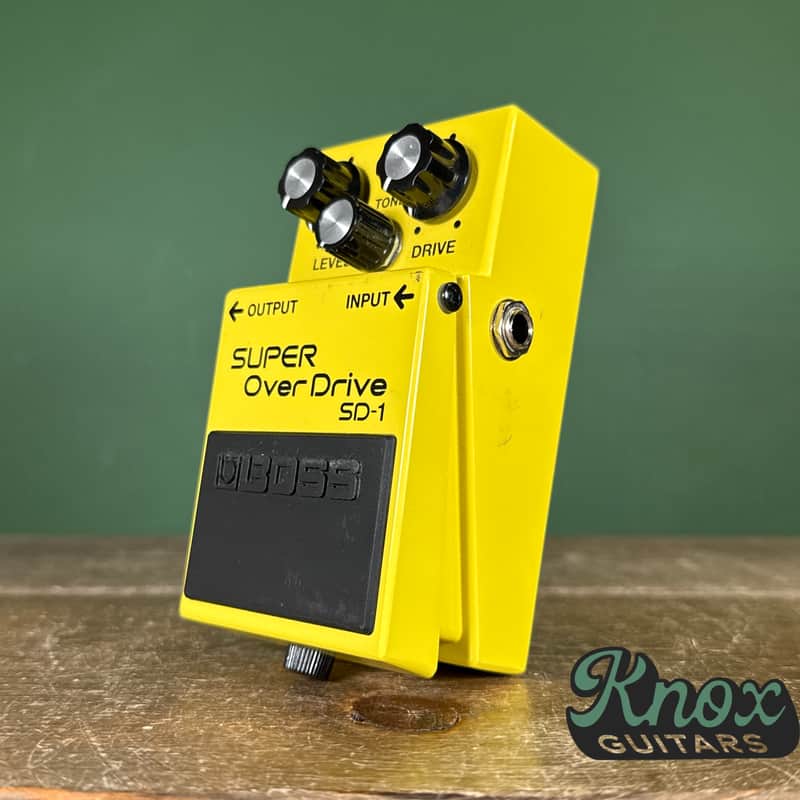 Boss SD-1 Super OverDrive (Silver Label) 1997 - Present - Yellow image 1