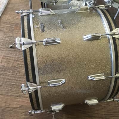 Rogers 1969 MINT Ginger Baker Silver Sparkle Drum Set image 4