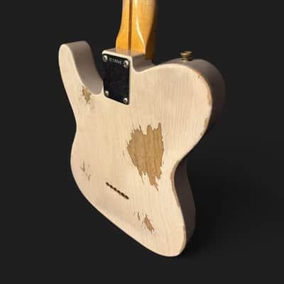 Fender Custom Shop '57 Telecaster Heavy Relic - Lightweight Ash - Josefina HW - 3,25kg 2022 - White Blonde image 11