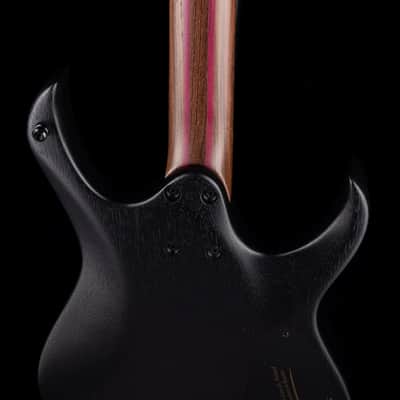 Mayones Duvell Elite 6 B27 Baritone Left Handed Black Limba Monolith Black Matte image 10