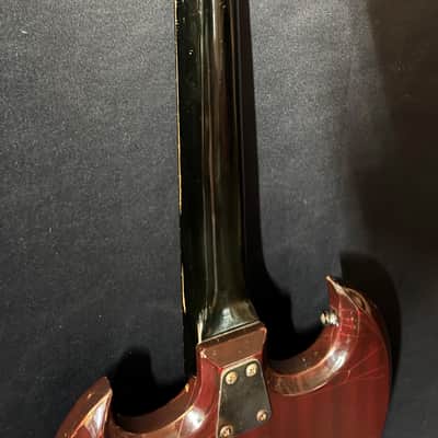 Hofner 174 SG Style Guitar - Model 513 Single Coil Pickups - Lots of Nicks and Dings and Finish Creases - Solid Player - 1972 image 11