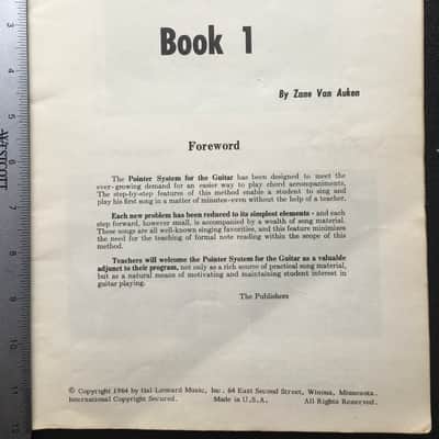 Hal Leonard Pointer System got Guitar Book 1 1964 - Paperback image 2
