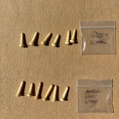 Acoustic Guitar Bridge Pins Pre 1940 & 1980(Pearl) image 1