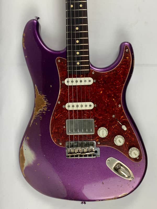 LsL Instruments Saticoy 22 Classic S Purple Sparkle Heavy Age Relic HSS - Brand New with case image 1