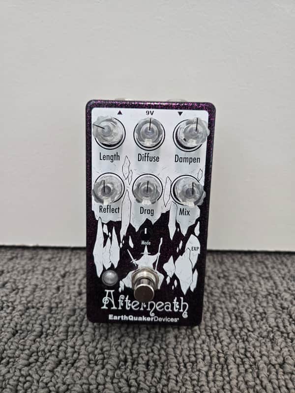 EarthQuaker Devices Afterneath Otherworldly Reverberation Machine V3 Limited Edition Purple Sparkle image 1