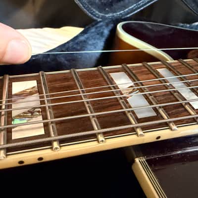Carlo Robelli D-120 Peerless Semi-Hollow Guitar w Case image 14