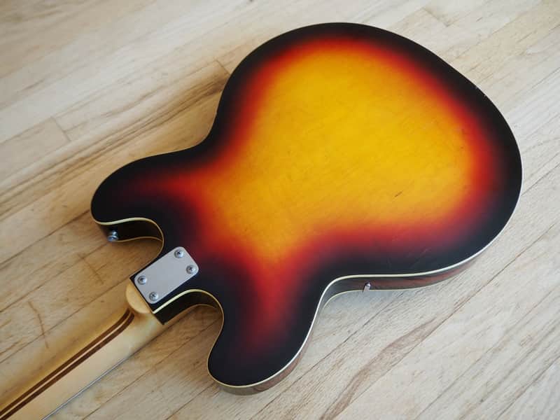 1960s Welson DS2 Vintage Hollowbody Electric Guitar Near Mint
