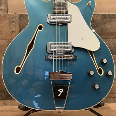 Fender 1967 Coronado II Hollow Body Electric Guitar - Lake Placid Blue image 1
