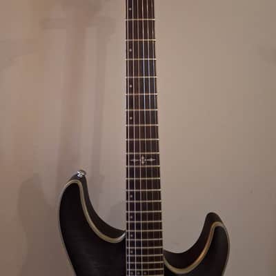 Schecter C-1 Platinum 2024 - Satin Black with GS-100+ Guitar Stand image 6