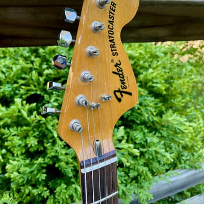 Vintage 1974 Fender Stratocaster Natural Hardtail image 11