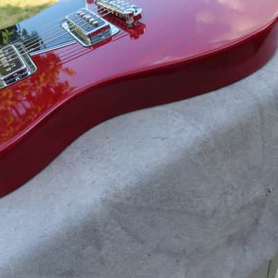 FENDER 1998 TELE-SONIC 1998 CRIMSON RED TRANSPARENT EARLY RUN 1st YEAR near MINT ORIGINAL! image 7