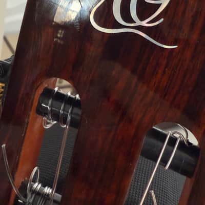 Ortega TourPlayer Series Nylon String Acoustic-Electric Guitar - RTPDLX-FMA-L, Left-handed, Flamed Mapled Blue image 21