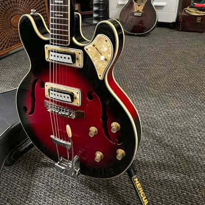Lyle Hollow body 1960s  - Cherry burst image 3