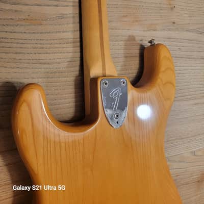 1977 Fender Hardtail Stratocaster with 3-Bolt Neck, Maple Fretboard - Natural image 7