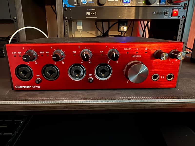 Focusrite Clarett+ 4Pre USB-C Audio Interface