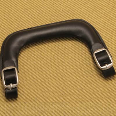 CP70 Grover Leather Buckle Handle, Black for Guitar/Bass Case