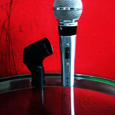 Vintage 1980's Shure 565SD Switchable Cardioid Dynamic Microphone Low Z w accessories 565 565D 566 image 10
