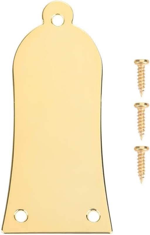 Rod Cover, 3 Holes Iron Electric Guitar Rod Cover Plate Guitar Gold Rod Cover with Screws (Gold) image 1