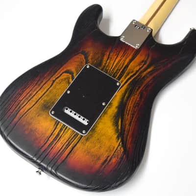 Fender Sandblasted Stratocaster 3 Tone Sunburst image 7