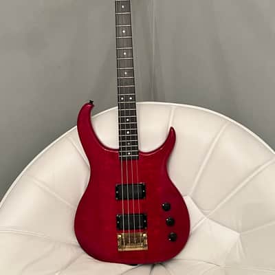Modulus -custom neck-thru, short scale - Trans-red image 11