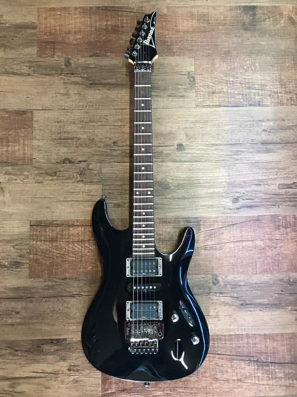 Ibanez S470 Electric Guitar With Tremolo Black image 1