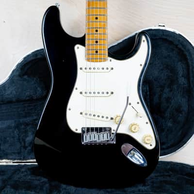 Fender American Standard Stratocaster 50th Anniversary 1996 Black USA w/ Hard Case image 1