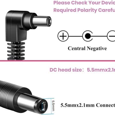 Guitar Pedal Power Supply Adapter 9V DC 1A(1000mA Tip Negative 5 Way Daisy Chain Pedal Cables for Most Guitar Effect Pedals image 2