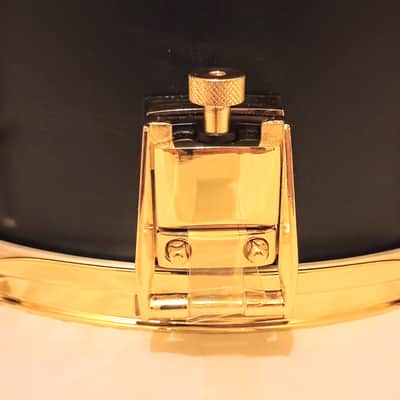 VEX/MARTIALPERCUSSION PARTS CUSTOM SATIN BRASS TRIMMED SNARE DRUM  2024 - DARK SATIN -FREE SHIP TO CUSA! image 4