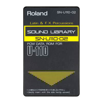 Roland SN-U110-02 Latin & F.X. Percussion Sound Library [USED]