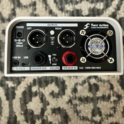 Two Notes Torpedo Captor X 16ohm Stereo Reactive Load Box / Attenuator 2020 - White image 3