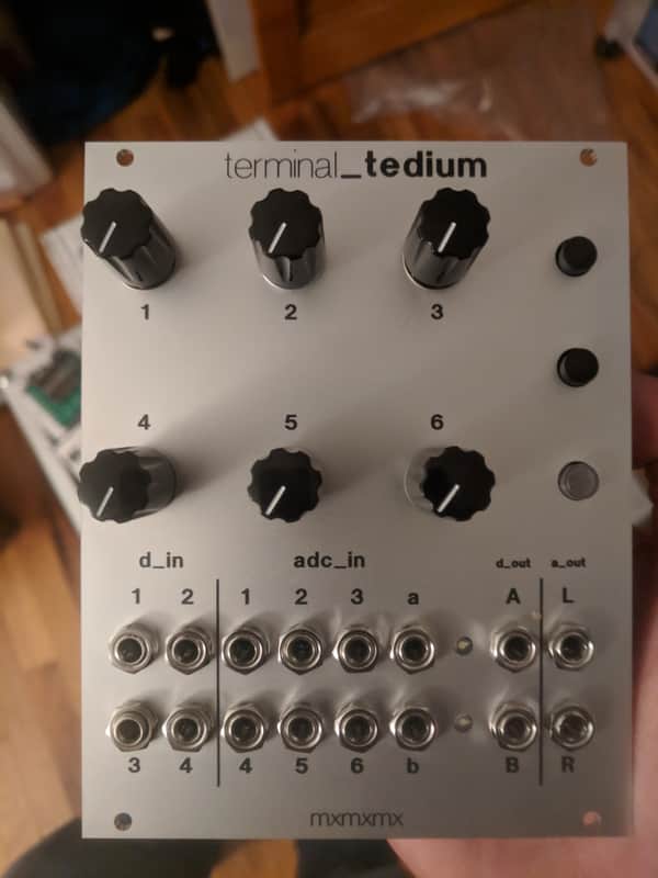 mxmxmx terminal tedium eurorack PURE DATA module image 1