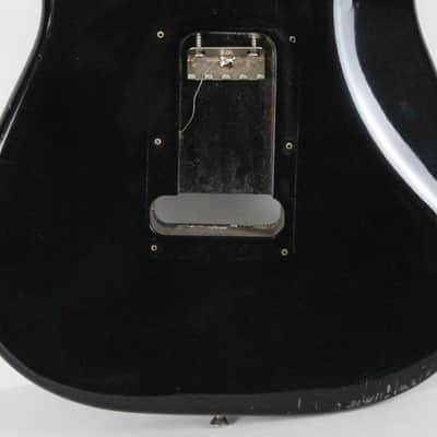 1989 Vintage Squier Fender Stratocaster Factory Black BODY Made in USA Strat 1980s image 6