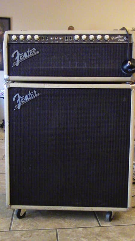 Fender Custom Shop Rumble 300 Bass Head  and  Sub Cabinet 1995 Blonde image 1