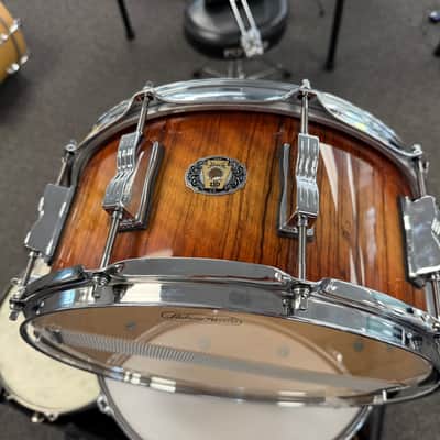 Ludwig 110th Legacy classic exotic 3 ply maple 6.5 x 14 snare drum image 9